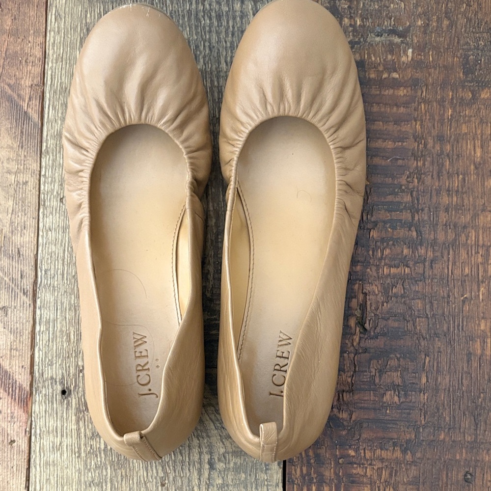J. Crew Women's Tan Leather Loafers